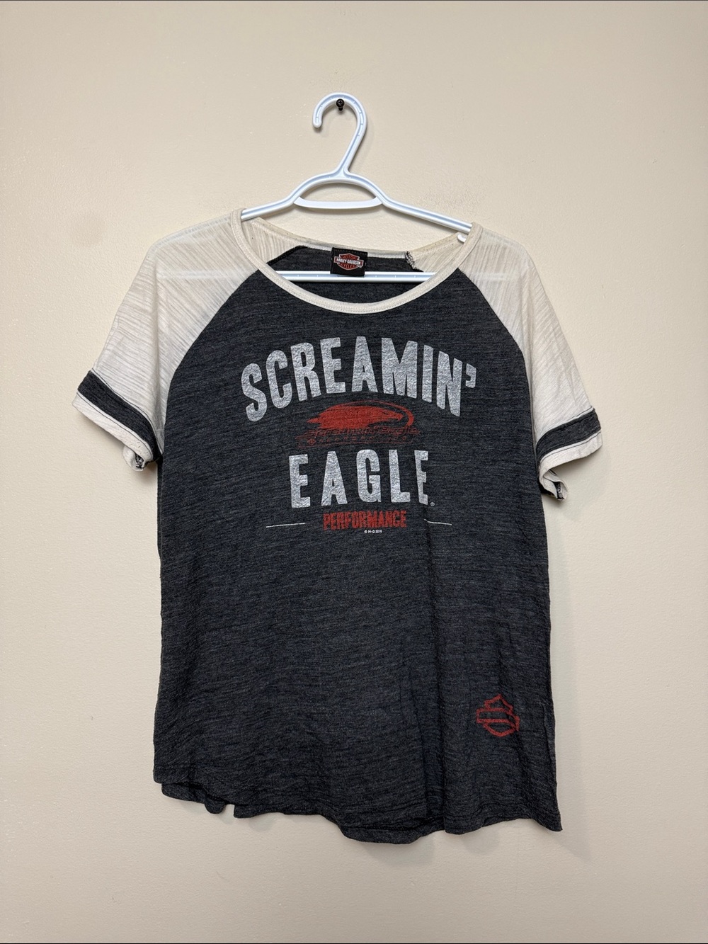 Harley-Davidson Screamin' Eagle Raglan Tee size XL